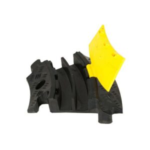 Kabeļu aizsarga 2 kanālu stūra elements, 280x250x55mm [VB]