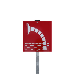 Plāksnīte - hidranta apzīmējums 200x200mm (bez staba) [H]