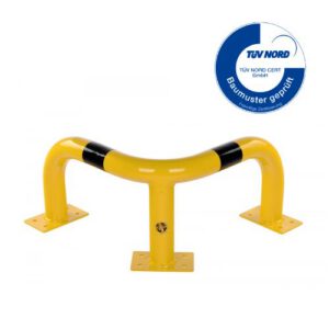 Metāla stūru aizsargbarjera (cinkota un krāsota), 350x600mm [DAN]