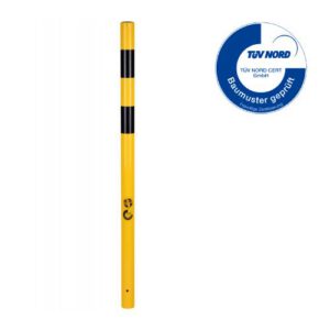Metāla stabiņš (cinkots un krāsots), d=76mm, h=1200mm, betonējams [DAN]