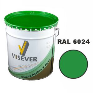 Ūdens bāzes ceļu marķējamā krāsa VISAQUA, zaļa (RAL 6024), 27kg spainis [VIS]
