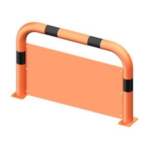 Metāla aizsargbarjera ar aizsargplāksni (cinkota un krāsota), 1000x650mm [SCH]