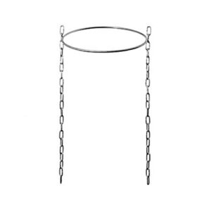 Būvgružu metāla gredzens ar ķēdēm un āķiem (cinkots) [TEC]