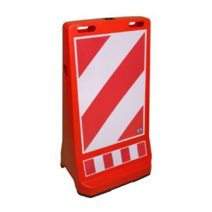 Ietves informācijas panelis 495x395x905mm, sarkanbalts (abpusējs) [TEM]