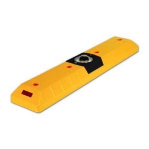 PVC automašīnu atdure jeb parkošanās barjera ar stikla atstarotāju, 1000x200x90mm [TEM]