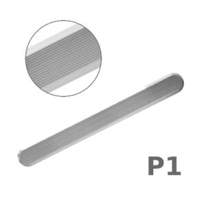Taktila elements P1 (taustes indikators), 280x40x4.5mm, garens ar rievotu virsmu