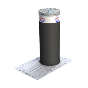 Automātiski (hidrauliski) paceļams stabs, d=200mm, h=800mm (karsti cinkots un krāsots) [MAC]