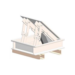 Ceļu bloķētājs MRB600 (hidraulisks), h=500mm (karsti cinkots un krāsots) [MAC]