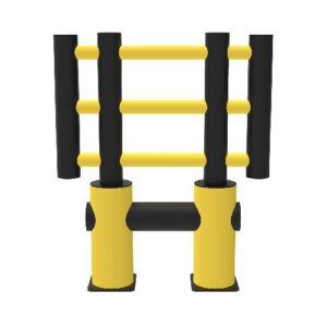 Elastīgā drošības barjera darba zonām (KILO), 1000x1200mm [DAN]