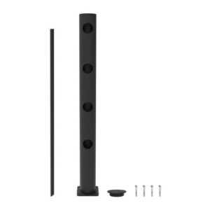 Elastīgās drošības barjeras (DELTA, ar 4 caurulēm) 90 grādu stūris, d=110mm, h=1200mm [DAN]