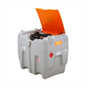 Mobilā dīzeļdegvielas uzpildes un uzglabāšanas tvertne DT MOBIL EASY (sertificēta), 620l ar 12V elektrisko sūkni (ar veramu vāku)