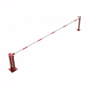 Paceļama barjera ar pneimatisko atsperi un fiksētu atbalsta stabu (ar euro-profila cilindra slēdzeni), 5000mm [SCH]