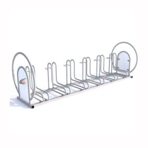 Velosipēdu statīvs ADAM 6 ar logo, cinkots [KRO]