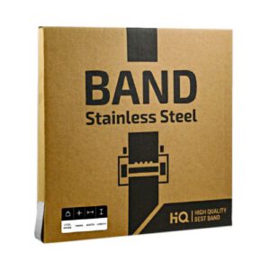 Nerūsējošā tērauda lente 1.2x19mm (XL), 30m (kartona kastē) [LO]