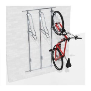 Velosipēdu statīvs WALL PREM 3 ar atbalsta profiliem (stiprināms pie sienas), līdz 55mm [KRO]