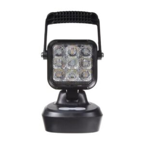 LED darba lukturis/brīdinājuma lukturis (2in1) uz magnēta (lādējams), 18W [CZ]