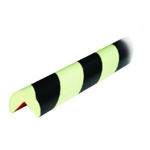 Stūru aizsargs (Tips A), d=40mm (25x25mm), spīd tumsā (foto luminiscējošs), l=1000mm, pašlīmējošs [SE]