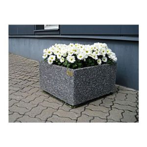 Betona puķu pods (kvadrātveida), 600x600x360mm