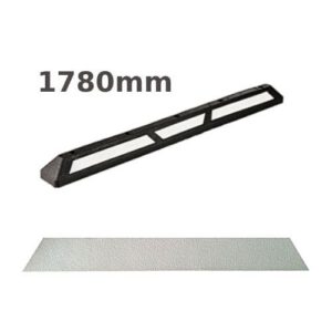 Atstarojoša uzlīme gumijas atdures barjerai (balta)