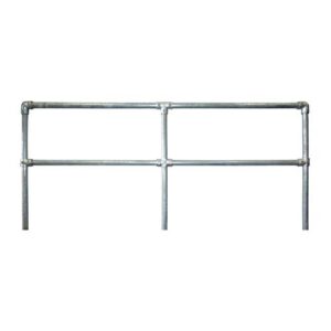 Norobežošanas barjera (cinkota) ar Kee Klamp savienojumiem, stabs ik pa 2m