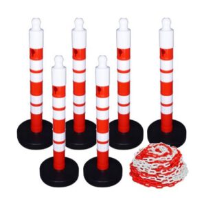 Stabiņu komplekts ar ķēdēm MegaMax (6 stabiņi un 6 ķēdes) [TEM]