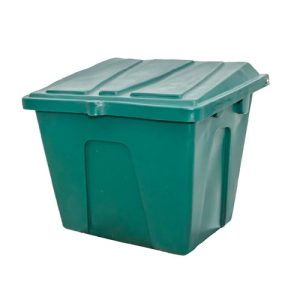 Smilts/sāls plastmasas konteiners (zaļš), 200l [JF]