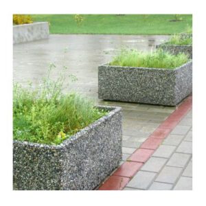 Betona puķu pods (kvadrātveida), 900x900x400mm