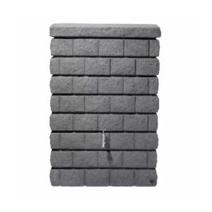 Plastmasas tvertne lietus ūdens uzkrāšanai ROCK 800x400x1180mm (stiprināma pie sienas), 300l [EF]