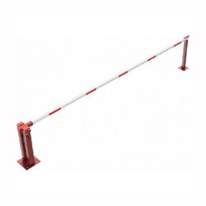 Paceļama barjera ar pneimatisko atsperi un fiksētu atbalsta stabu (ar euro-profila/trijstūrveida slēdzeni), 5000mm [SCH]