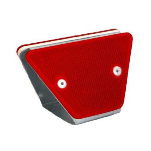 Ceļa barjeru atstarotājs (montējams barjerā, abpusējs), sarkans [W]