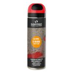 S MARK luminiscējoša krāsa marķēšanai (sarkana), 500ml