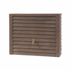 Plastmasas tvertne lietus ūdens uzkrāšanai WOOD (stiprināms pie sienas), 350l [EF]