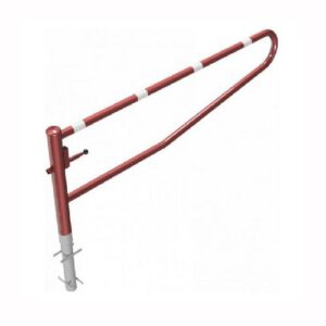 Horizontāli grozāma barjera bez atbalsta staba (ar piekaramo atslēgu), 2500mm (betonējama) [SCH]