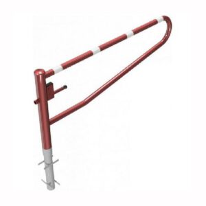 Horizontāli grozāma barjera bez atbalsta staba (ar trijstūrveida slēdzeni), 2000mm (betonējama) [SCH]