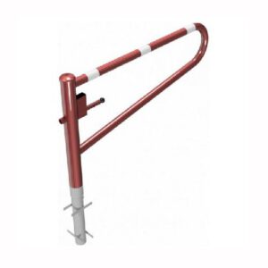 Horizontāli grozāma barjera bez atbalsta staba (ar euro-profila cilindra slēdzeni), 1500mm (betonējama) [SCH]