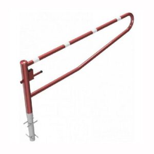 Horizontāli grozāma barjera bez atbalsta staba (ar euro-profila cilindra slēdzeni), 2500mm (betonējama) [SCH]