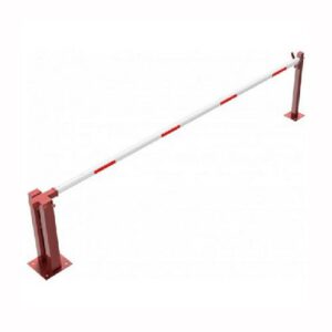 Paceļama barjera ar pneimatisko atsperi un fiksētu atbalsta stabu (ar euro-profila cilindra slēdzeni), 4000mm [SCH]