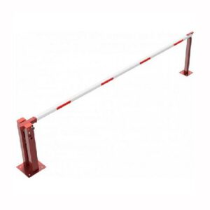 Paceļama barjera ar pneimatisko atsperi un fiksētu atbalsta stabu (ar euro-profila/trijstūrveida slēdzeni), 4000mm [SCH]