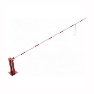 Paceļama barjera ar pneimatisko atsperi un eņģu atbalsta kāju (ar euro-profila/trijstūrveida slēdzeni), 6000mm [SCH]