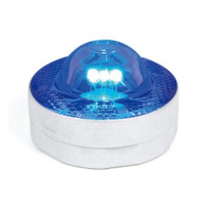 Stikla atstarotājs d=100mm, h=64mm (zils) [W]