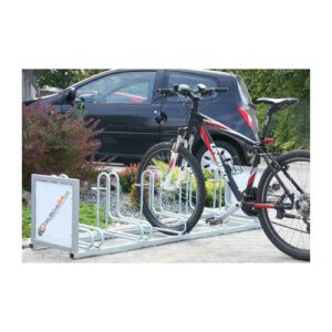 Velosipēdu statīvs ADAM 5 ar logo, cinkots [KRO]