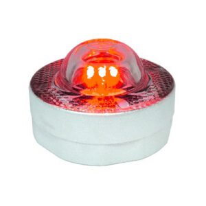 Stikla atstarotājs d=100mm, h=64mm (sarkans) [W]