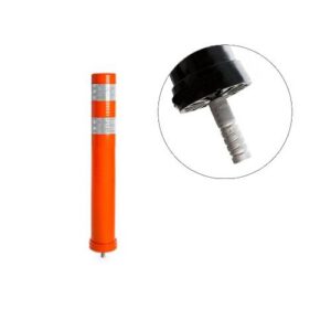 Lokans stabiņš (PU ar vītni), oranžs, 40cm [SMA]