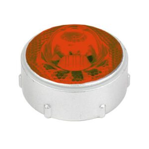 Stikla atstarotājs d=113mm, h=64mm (sarkans) [W]