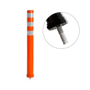 Lokans stabiņš (PU ar vītni), oranžs, 68cm [SMA]