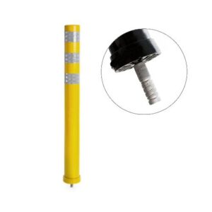 Lokans stabiņš (PU ar vītni), dzeltens, 68cm [SMA]