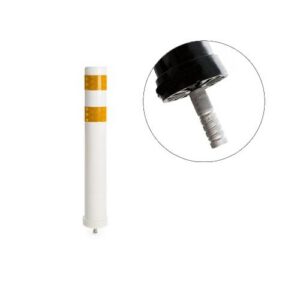 Lokans stabiņš (PU ar vītni), balts, 40cm [SMA]