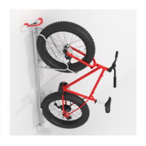 Velosipēdu statīvs WALL FAT 1 (stiprināms pie sienas), riepas platumam līdz 120mm [KRO]
