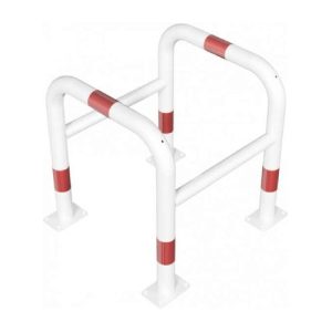 Metāla kvadrātveida aizsargbarjera (cinkota), 800x800mm, montējama pie pamatnes [SCH]