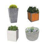 Puķu podi un kastes